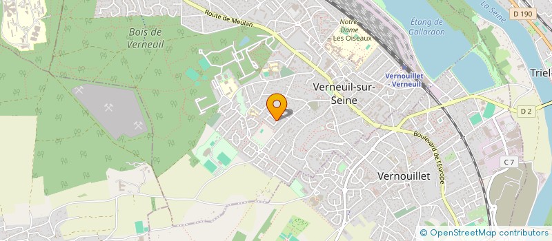 localisation de l'entreprise BP CONSULT FINANCE à VERNEUIL-SUR-SEINE