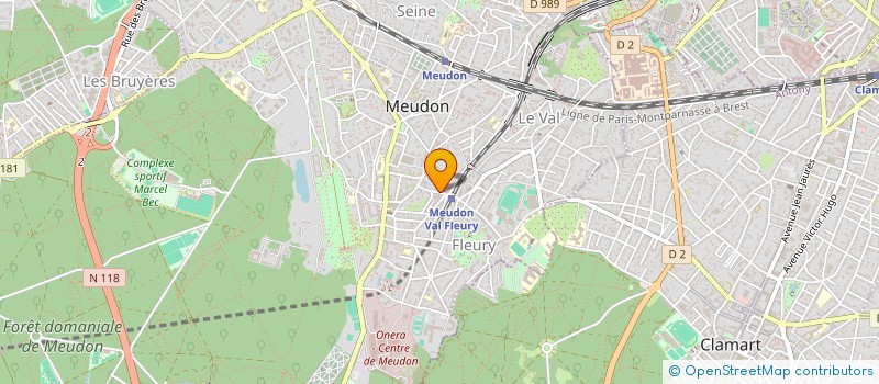 localisation de l'entreprise BP CONSULTING  MEUDON