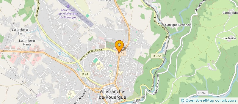 localisation de l'entreprise BP CYCLES à VILLEFRANCHE-DE-ROUERGUE