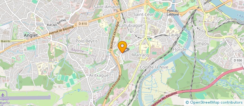 localisation de l'entreprise BP ELECTRICITE à BAYONNE