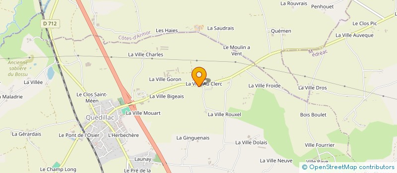 localisation de l'entreprise BP ELECTRICITE  QUEDILLAC