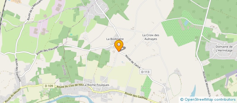 localisation de l'entreprise BP ENERGIE  RIVES-DU-LOIR-EN-ANJOU