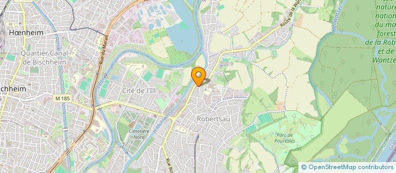 localisation de l'entreprise BP ENTRETIEN  LA WANTZENAU