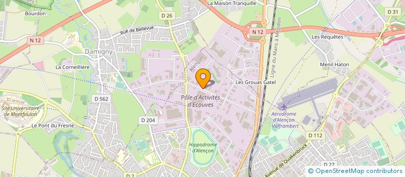 localisation de l'entreprise BP EXTERIEUR à DAMIGNY