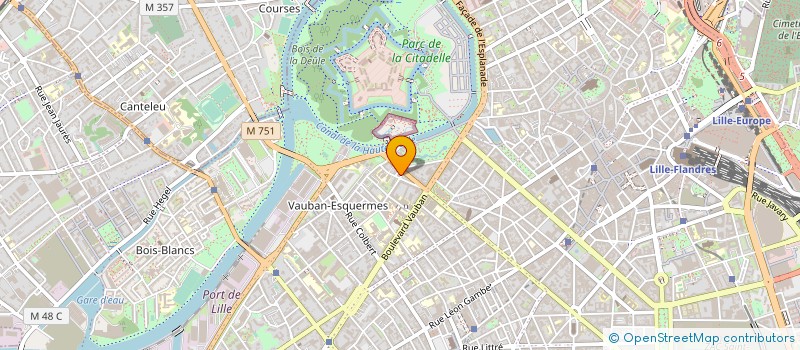 localisation de l'entreprise BP FINANCES à LILLE