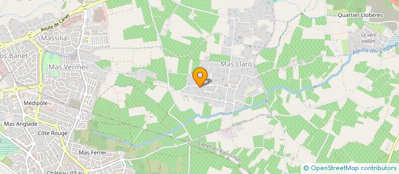 localisation de l'entreprise BP FINANCES  SAINT-CYPRIEN