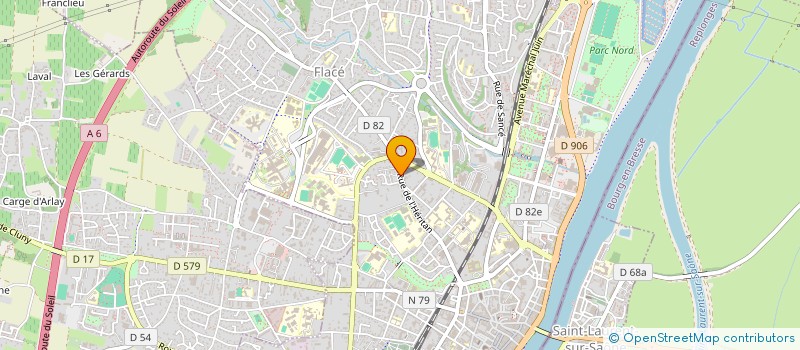 localisation de l'entreprise BP FORMATION à MACON