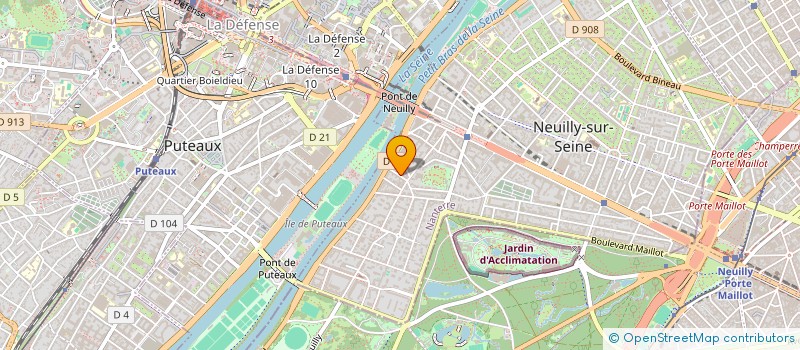 localisation de l'entreprise BP GESTION PRIVEE  NEUILLY-SUR-SEINE
