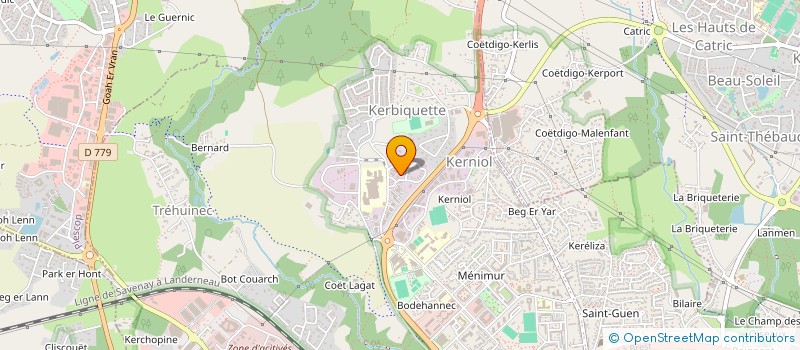 localisation de l'entreprise BP GOLFE IMMO à VANNES