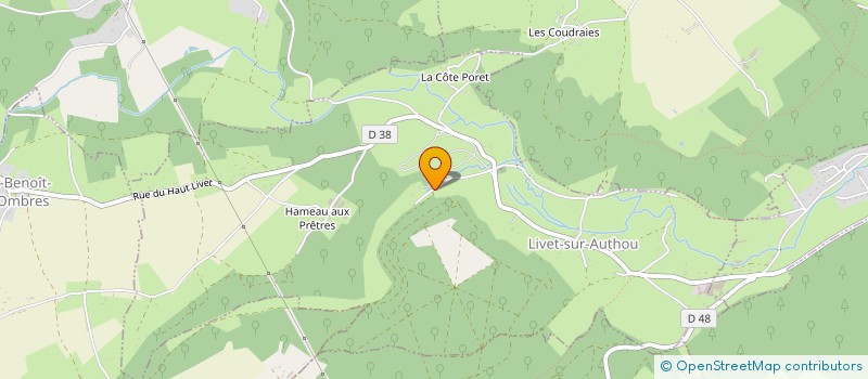 localisation de l'entreprise BP GROUP  LIVET SUR AUTHOU