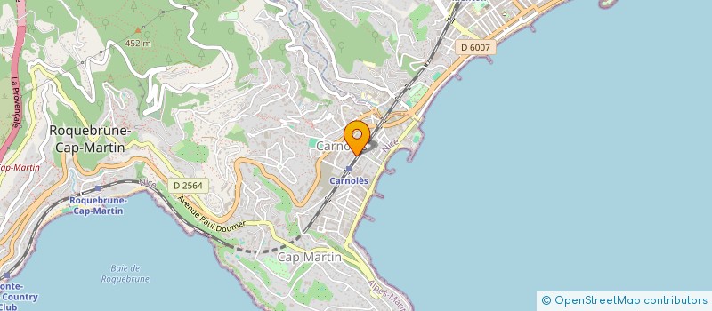 localisation de l'entreprise BP HOSPITALITY à ROQUEBRUNE-CAP-MARTIN