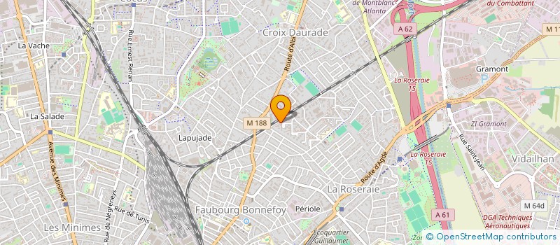 localisation de l'entreprise BP IMAGIN à TOULOUSE