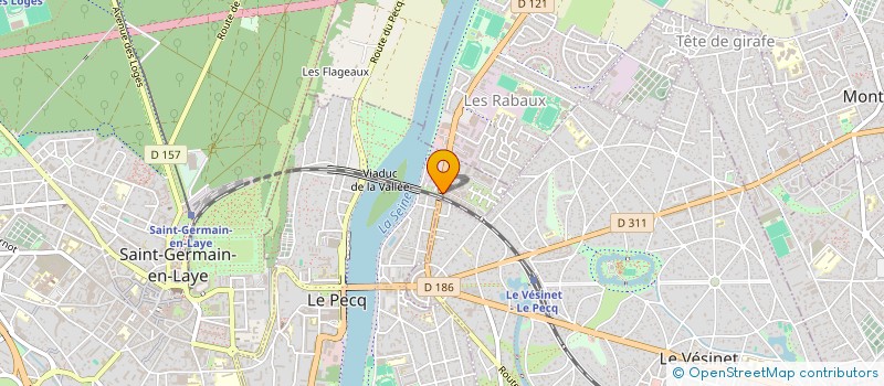 localisation de l'entreprise BP IMMO  LE PECQ