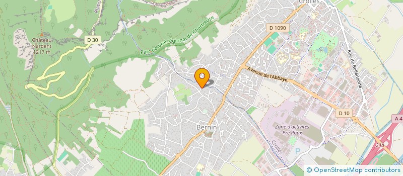 localisation de l'entreprise BP IMMO  BERNIN