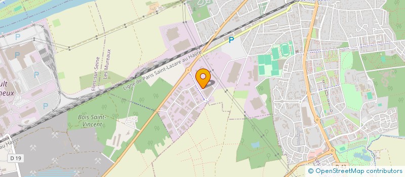 localisation de l'entreprise BP IMMO à MUREAUX (LES)