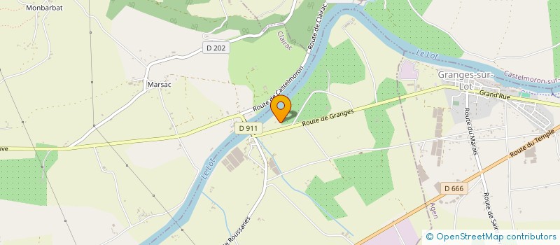 localisation de l'entreprise BP-IMMO  LAFITTE-SUR-LOT