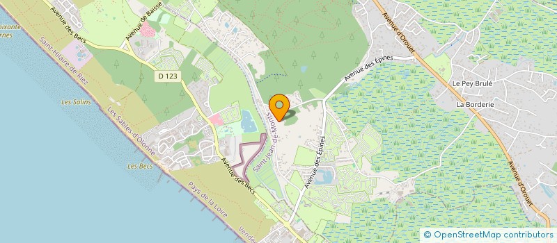 localisation de l'entreprise BP IMMO  SAINT-JEAN-DE-MONTS