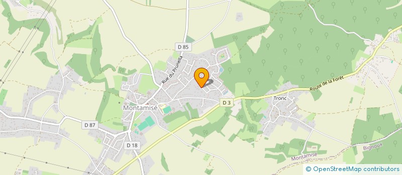 localisation de l'entreprise BP IMMO  MONTAMISE