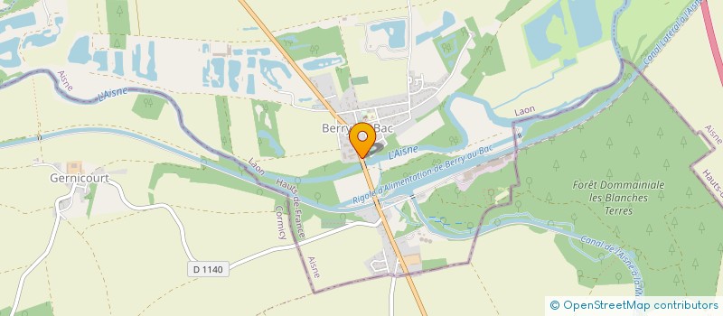 localisation de l'entreprise BP IMMOBILIER  VILLENEUVE-SUR-AISNE