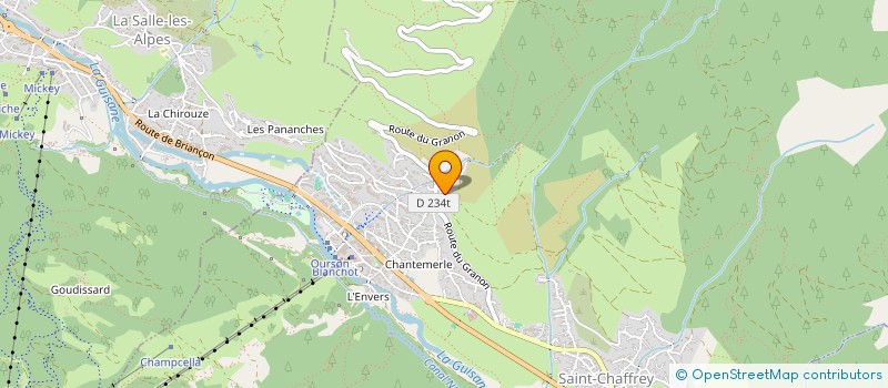 localisation de l'entreprise BP INVEST  SAINT-CHAFFREY