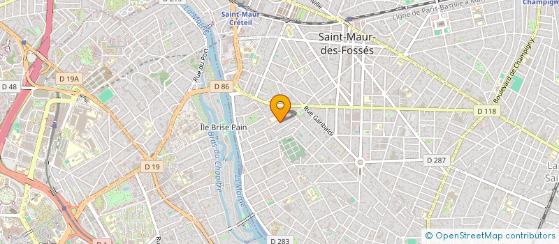 localisation de l'entreprise BP IT SERVICES à SAINT-MAUR-DES-FOSSES