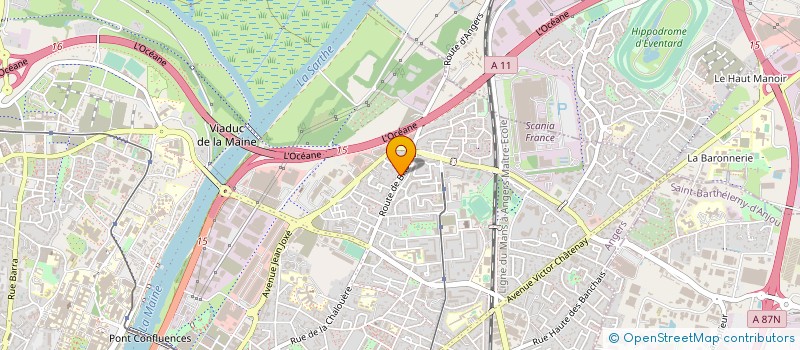 localisation de l'entreprise BP & KIDS à ANGERS