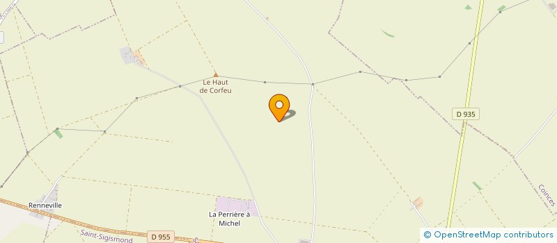 localisation de l'entreprise BP LEGRAND  SAINT-PERAVY-LA-COLOMBE