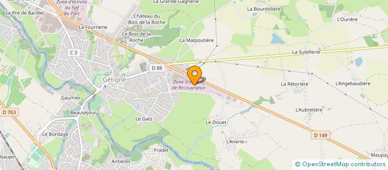 localisation de l'entreprise BP MEDICAL à GETIGNE