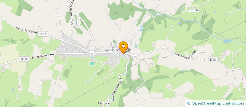 localisation de l'entreprise BP MENUISERIE  COUTOUVRE