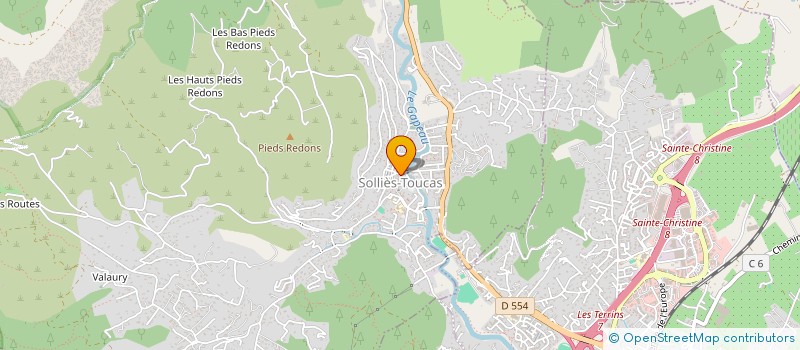 localisation de l'entreprise BP MOCQ ROMAIN  SOLLIES-TOUCAS