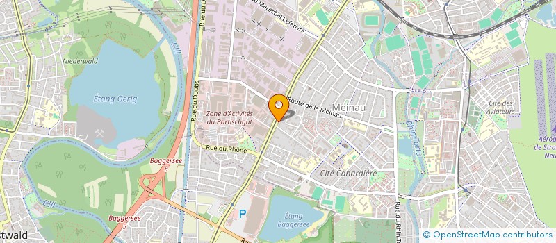 localisation de l'entreprise BP NAILS à STRASBOURG