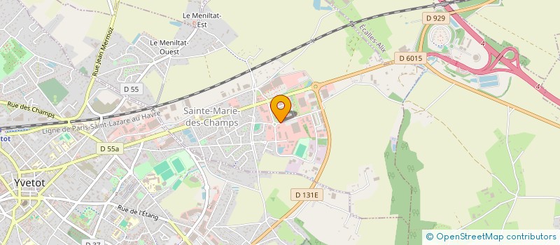 localisation de l'entreprise BP NEGOCE ET DISTRIBUTION à SAINTE-MARIE-DES-CHAMPS