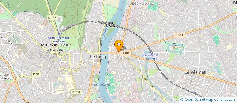 localisation de l'entreprise BP-OK  LE VESINET