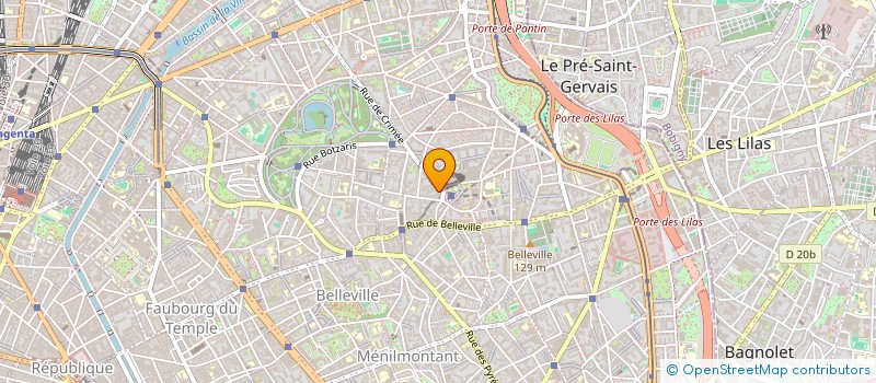 localisation de l'entreprise BP OUTILLAGES  PARIS