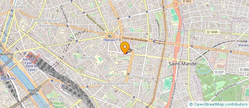 localisation de l'entreprise BP PARIS à PARIS