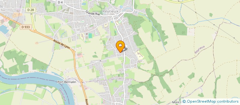 localisation de l'entreprise BP PAYSAGE à REYRIEUX