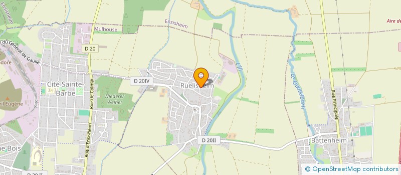 localisation de l'entreprise BP PLATRERIE  WITTENHEIM