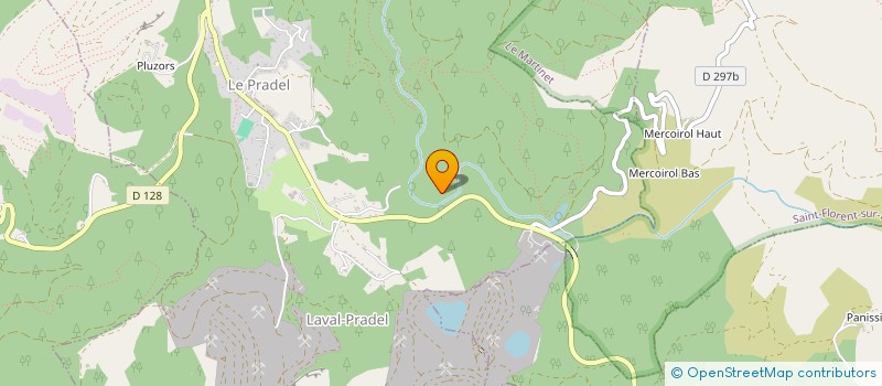 localisation de l'entreprise BP PRADEL  LAVAL-PRADEL