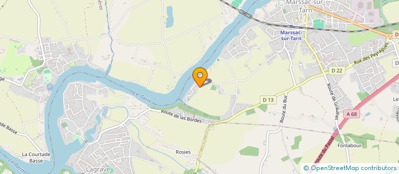 localisation de l'entreprise BP PRINT  MARSSAC-SUR-TARN