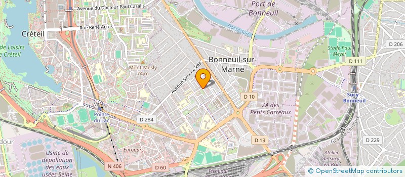 localisation de l'entreprise BP PRO BATIMENT  BONNEUIL-SUR-MARNE