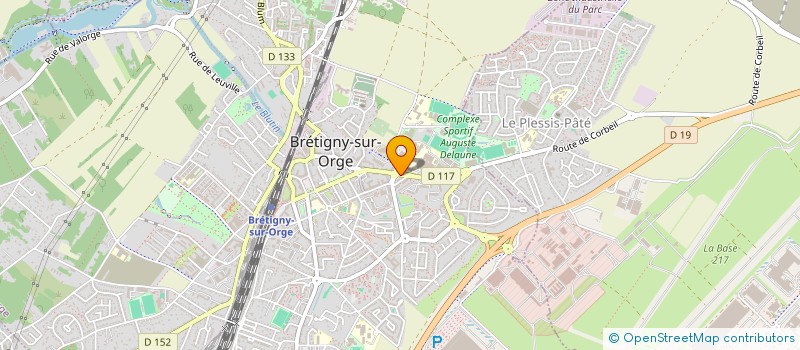 localisation de l'entreprise BP'RAILS FORMATIONS à BRETIGNY-SUR-ORGE
