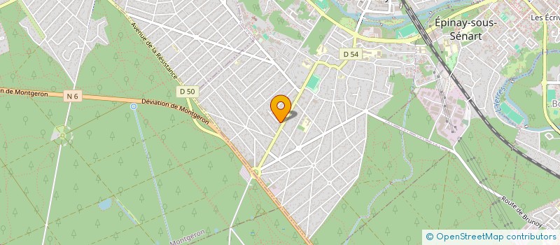 localisation de l'entreprise BP RENOVATION  BRUNOY