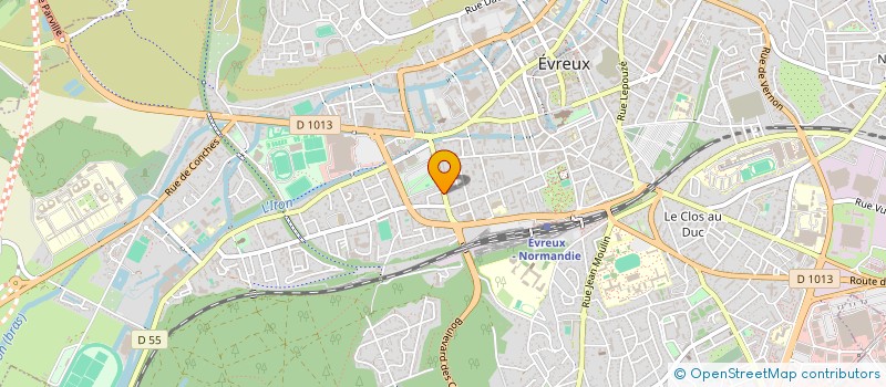 localisation de l'entreprise BP RENOVATION à EVREUX