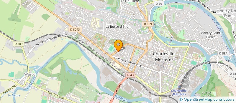 localisation de l'entreprise BP RENOVATION GRAND EST à CHARLEVILLE-MEZIERES