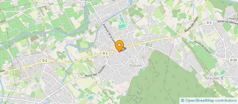 localisation de l'entreprise BP SANTE  ROBION