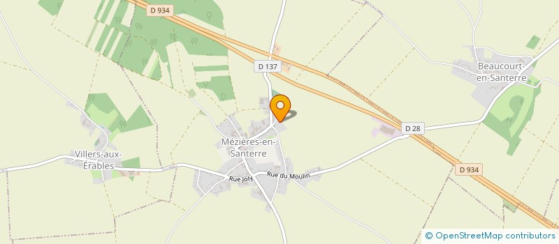 localisation de l'entreprise BP SERVICES à MEZIERES-EN-SANTERRE