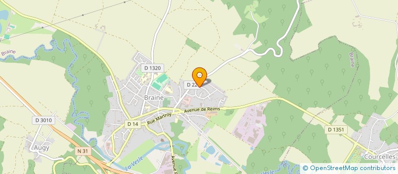 localisation de l'entreprise BP SOLUTIONS DE L'HABITAT  BRAINE