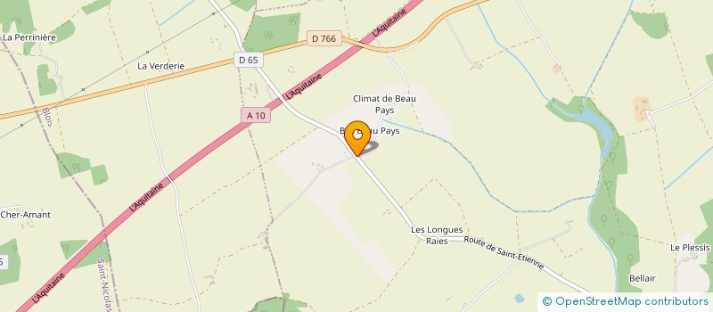localisation de l'entreprise BP TAM à SANTENAY