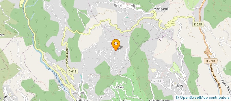 localisation de l'entreprise BP TP SERVICES  CONTES