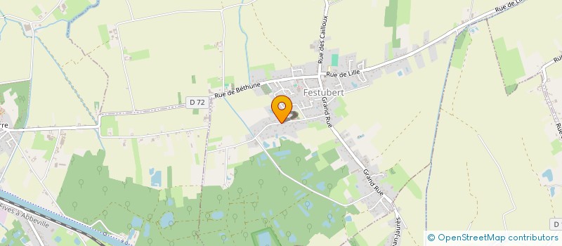 localisation de l'entreprise BP2R  FESTUBERT